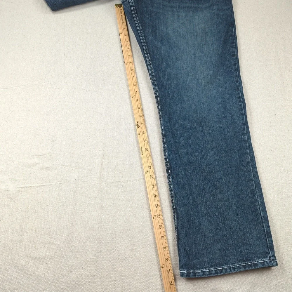 Cinch Jeans Mens 40x33 Blue Western Cowboy Rancher Rodeo White Label